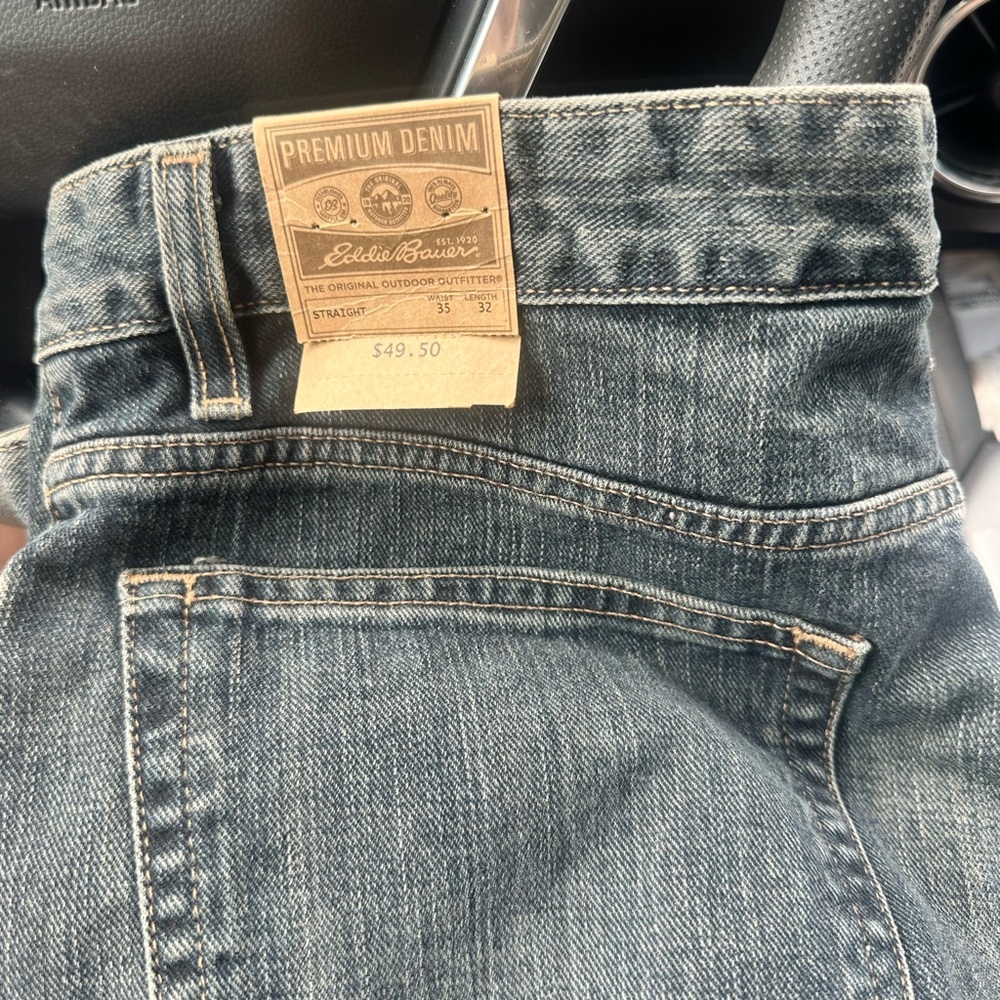 Eddie Bauer Premium Denim Jeans in Classic Blue